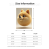 Coperta in felpa di flanella da 280 g - Carino motivo di Shiba Inu