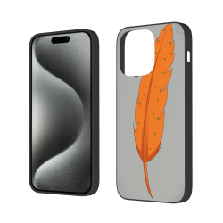 iPhone 15/Pro/Max 羽毛手機殼 - okomall 個性定制