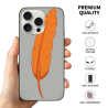 iPhone 15/Pro/Max 羽毛手機殼 - okomall 個性定制