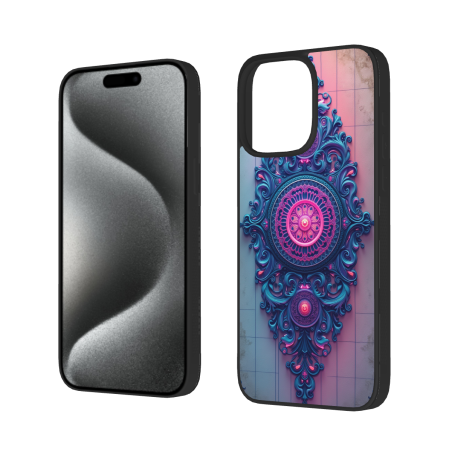 夢幻花紋iPhone 15/Pro/Max手機殼 - okomall
