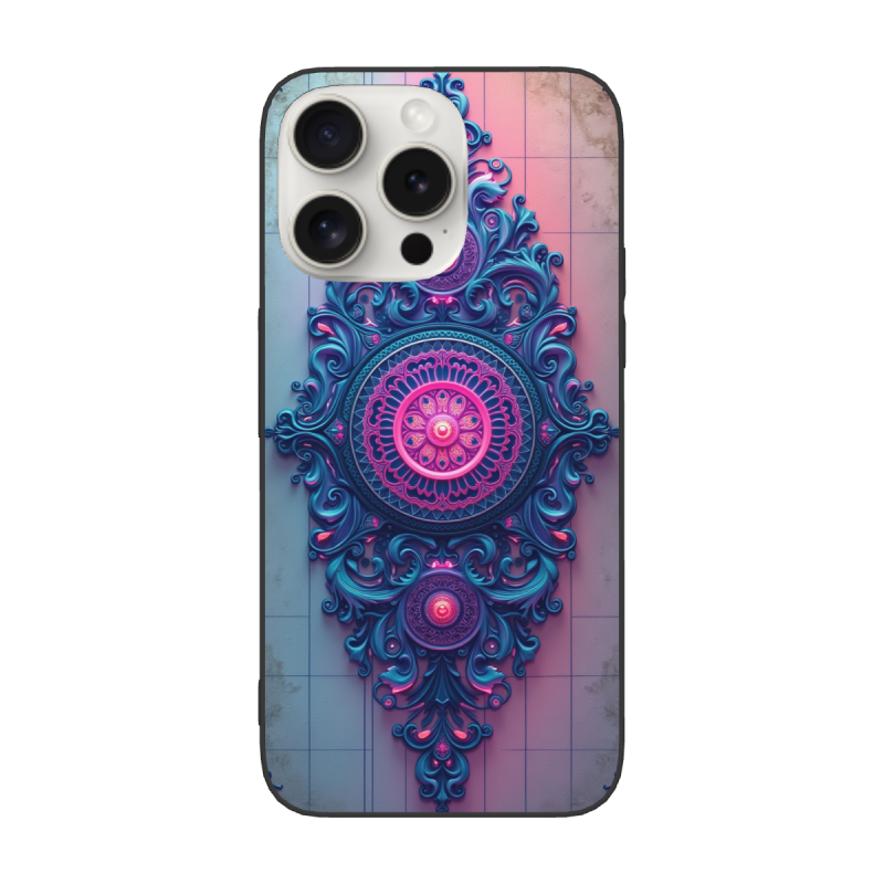 夢幻花紋iPhone 15/Pro/Max手機殼 - okomall