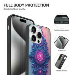 夢幻花紋iPhone 15/Pro/Max手機殼 - okomall
