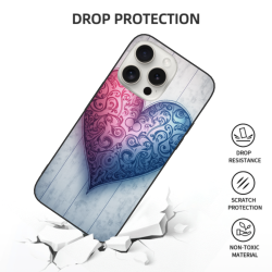 Herz-Verlauf-Hülle für iPhone 15 Pro/Pro Max – okomall