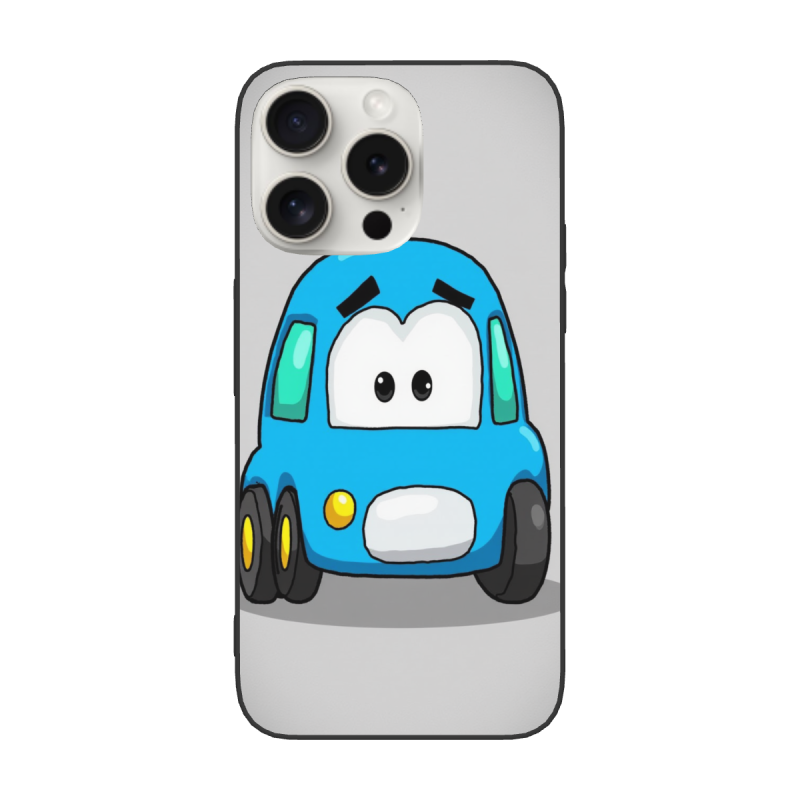 かわいいカートゥーン自動車 iPhone ケース - iPhone 15 Pro/Pro Max - OKOMALL