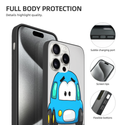 かわいいカートゥーン自動車 iPhone ケース - iPhone 15 Pro/Pro Max - OKOMALL