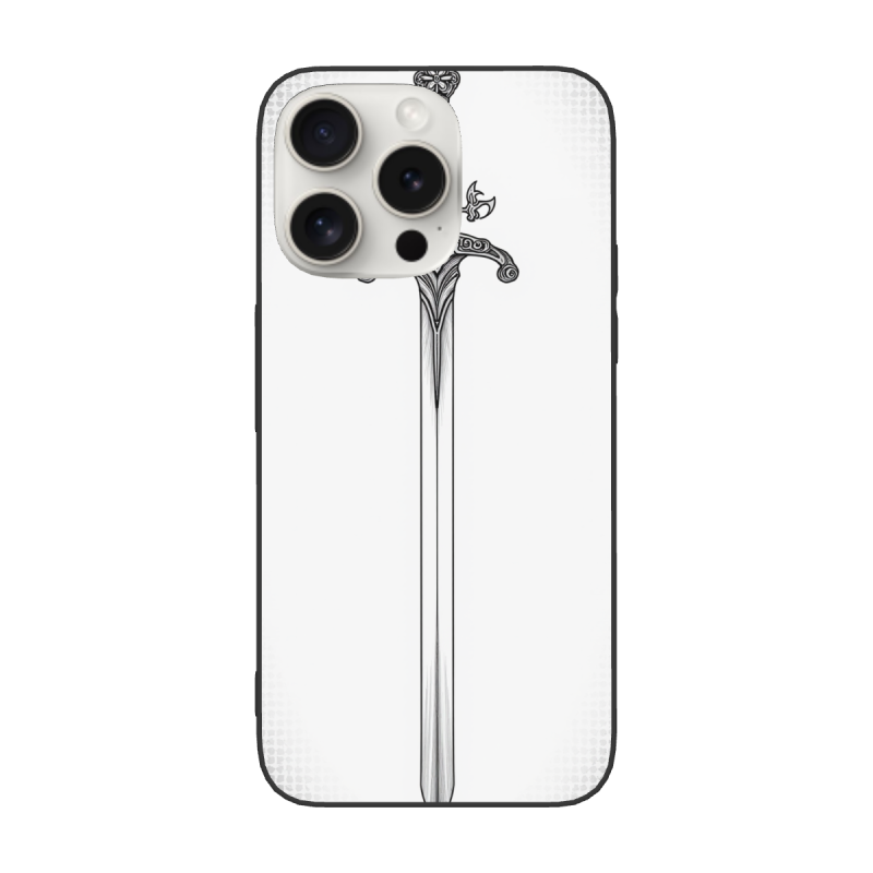 iPhone 15/Pro/Max 剑柄纹理手机壳 - okomall