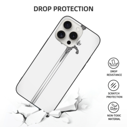 iPhone 15/Pro/Max 剑柄纹理手机壳 - okomall