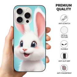 可爱兔子iPhone 15/15 Pro/15 Pro Max手机壳 - okomall