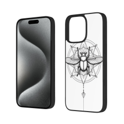 iPhone 15/Pro/Max 昆虫图案手机壳 - okomall