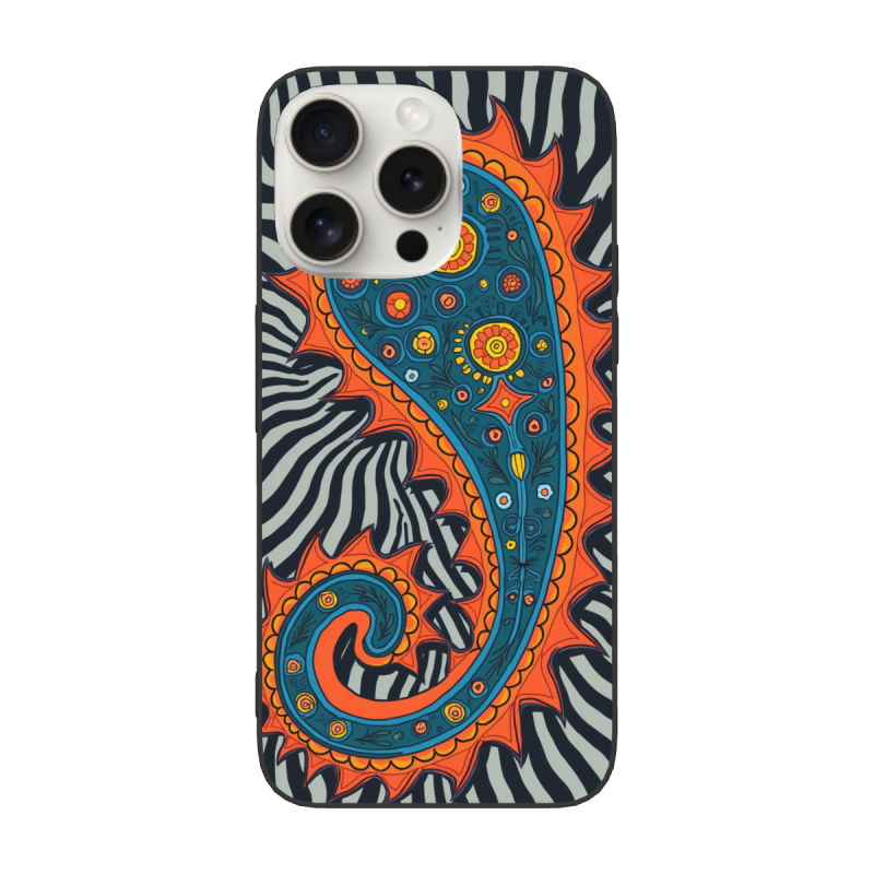 迷幻條紋 iPhone 15/15 Pro/15 Pro Max 手機殼 - OKOMALL