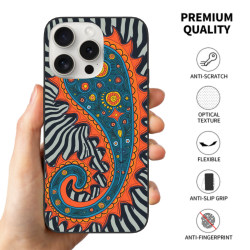 迷幻条纹 iPhone 15/15 Pro/15 Pro Max 手机壳 - OKOMALL