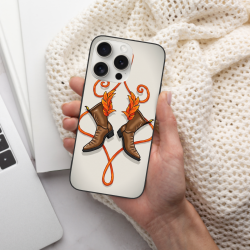 iPhone 15/15 Pro/15 Pro Max Hülle - Lebhaftes Hufeisenmuster | okomall