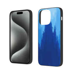 Hülle für iPhone 15/Pro/Max mit chinesischem Tintentupfen-Verlauf - okomall