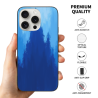 Hülle für iPhone 15/Pro/Max mit chinesischem Tintentupfen-Verlauf - okomall
