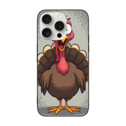 可爱火鸡图案 iPhone 15/15 Pro/15 Pro Max 手机壳 - OKOMALL
