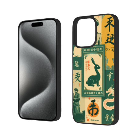 iPhone 15/Pro/Max 手机殼 - 創意圖案防摔殼 - OKOMALL