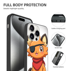 可爱猫咪iPhone 15 Pro/Pro Max手机壳 - okomall