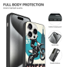 오토바이 패턴 iPhone 15/15 Pro/15 Pro Max 케이스 - OKOMALL