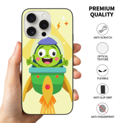 可愛卡通蘋果15/15 Pro Max手機殼 - OKOMALL