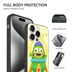 可爱卡通苹果15/15 Pro Max手机壳 - OKOMALL
