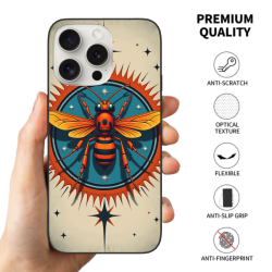 iPhone 15/Pro/Max 蜂巢復古手機殼 - okomall