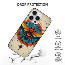 iPhone 15/Pro/Max 蜂巢復古手機殼 - okomall