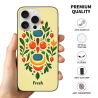iPhone 15/Pro/Max 手機殼 - 蘋果花卉圖案 - okomall