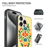 iPhone 15/Pro/Max 手機殼 - 蘋果花卉圖案 - okomall