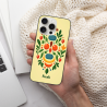 iPhone 15/Pro/Max 手機殼 - 蘋果花卉圖案 - okomall
