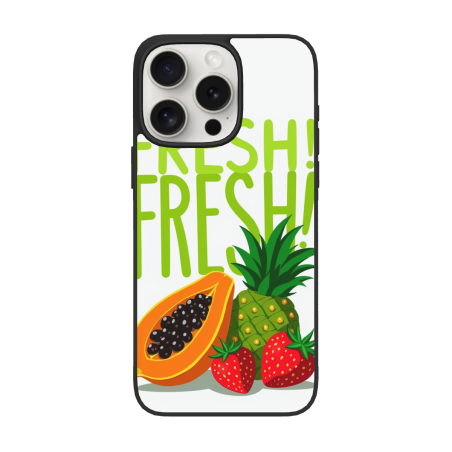 iPhone 15/Pro/Max 水果圖案手機殼 - 清新活力 | okomall