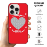 爱心闪耀iPhone 15/15 Pro/15 Pro Max手机壳 - OKOMALL