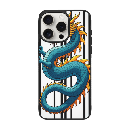 龍紋iPhone手機殼 - iPhone 15/15 Pro/15 Pro Max 手機殼 | okomall