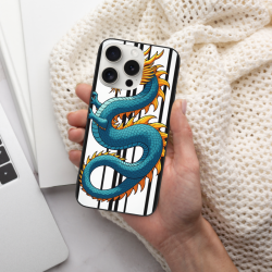 龍紋iPhone手機殼 - iPhone 15/15 Pro/15 Pro Max 手機殼 | okomall