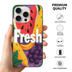 iPhone 15/Pro/Max 水果圖案手機殼 - okomall