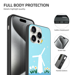 iPhone 15 Pro/Pro Max 手机壳 - 清新花卉图案 | okomall