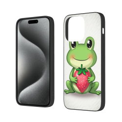iPhone 15/Pro/Max 手機殼 - 可愛蘋果圖案 | okomall