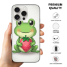 iPhone 15/Pro/Max 手機殼 - 可愛蘋果圖案 | okomall