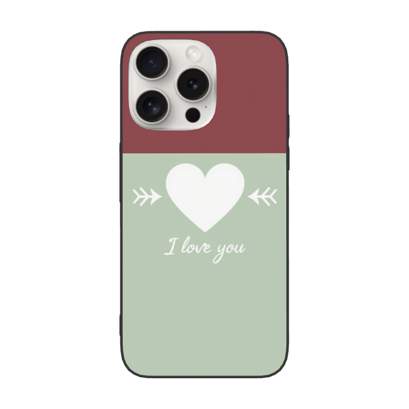 iPhone 15/Pro/Max 心形手机壳 - okomall