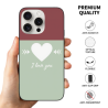 iPhone 15/Pro/Max 心形手機殼 - okomall