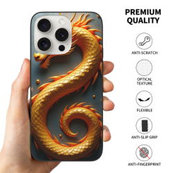 龙纹手机壳 - 苹果15 Pro/Pro Max - okomall