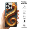 龙纹手机壳 - 苹果15 Pro/Pro Max - okomall