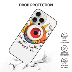 iPhone 15/Pro/Max 創意魚眼卡通手機殼 - OKOMALL