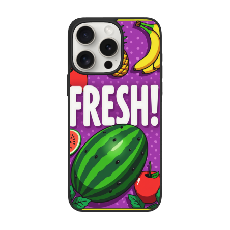iPhone 15/Pro/Max 创意水果图案手机壳 - OKOMALL
