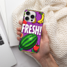 iPhone 15/Pro/Max 创意水果图案手机壳 - OKOMALL
