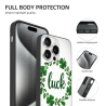iPhone 15/Pro/Max 幸運四葉草手機殼 - okomall