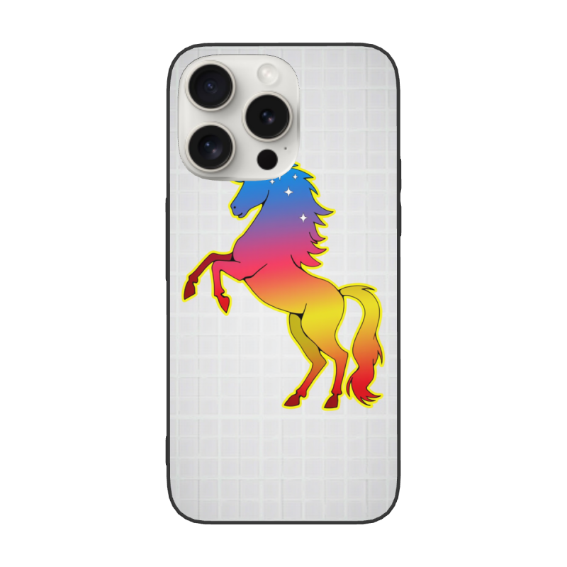 彩虹鬃毛 iPhone 15/15 Pro/15 Pro Max 手机壳 - OKOMALL