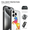 彩虹鬃毛 iPhone 15/15 Pro/15 Pro Max 手机壳 - OKOMALL