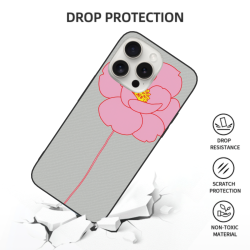 iPhone 15/Pro/Max 手机殼 - 絢麗花卉圖案 | okomall