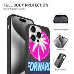 iPhone 15/Pro/Max 椰林熱帶風情手機殼 - OKOMALL