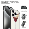 iPhone 15/Pro/Max 鸡尾酒图案手机壳 - OKOMALL